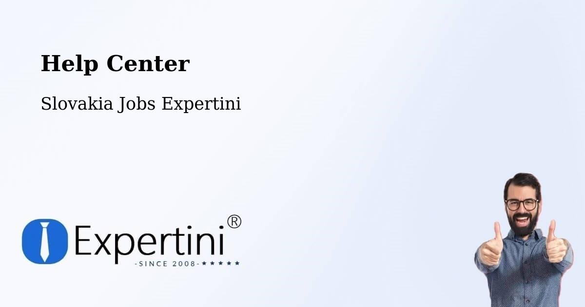 Help Center – Košice Iii - Slovakia Jobs Expertini